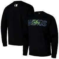 Unisex round21 Dallas Wings Throwback Pullover Crew Sweatshirt