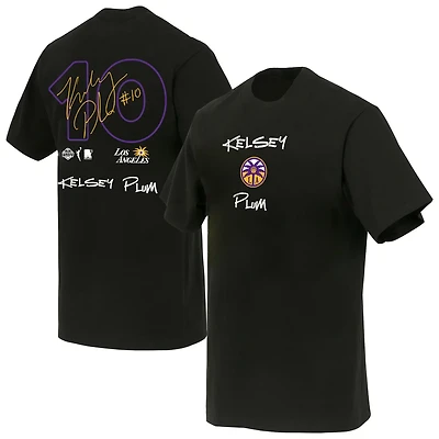 Unisex round21 Kelsey Los Angeles Sparks Boxy Signature Name  Number T-Shirt