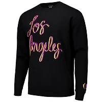 Unisex round21 Los Angeles Sparks City Pullover Crew Sweatshirt