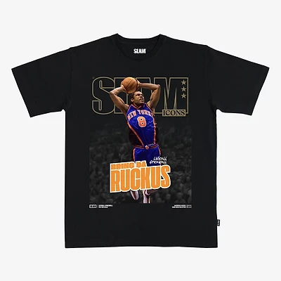 Unisex SLAM Latrell Sprewell New York Knicks Hardwood Classics Cover T-Shirt
