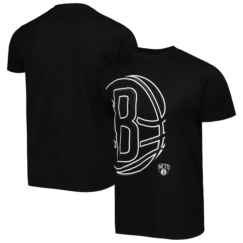 Unisex Stadium Essentials Brooklyn Nets Element Logo Pop T-Shirt