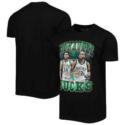 Unisex Stadium Essentials Giannis Antetokounmpo  Khris Middleton Milwaukee Bucks Player Duo T-Shirt