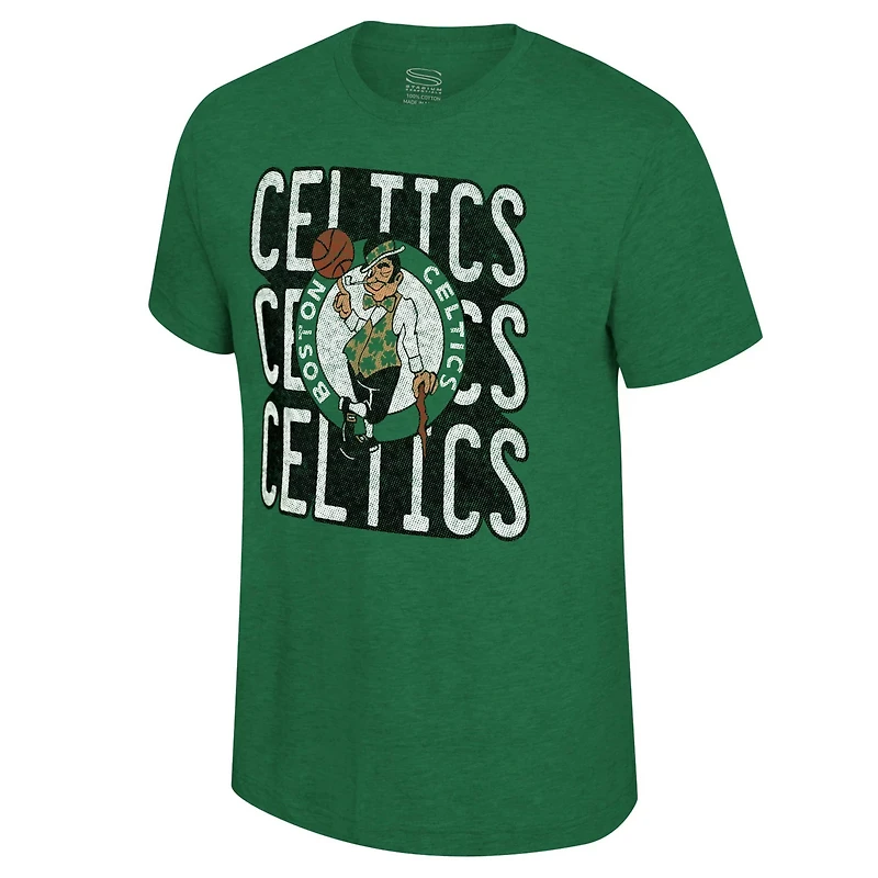 Unisex Stadium Essentials Heather Boston Celtics Step Up T-Shirt