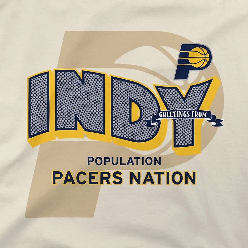 Unisex Stadium Essentials Indiana Pacers Greetings From T-Shirt