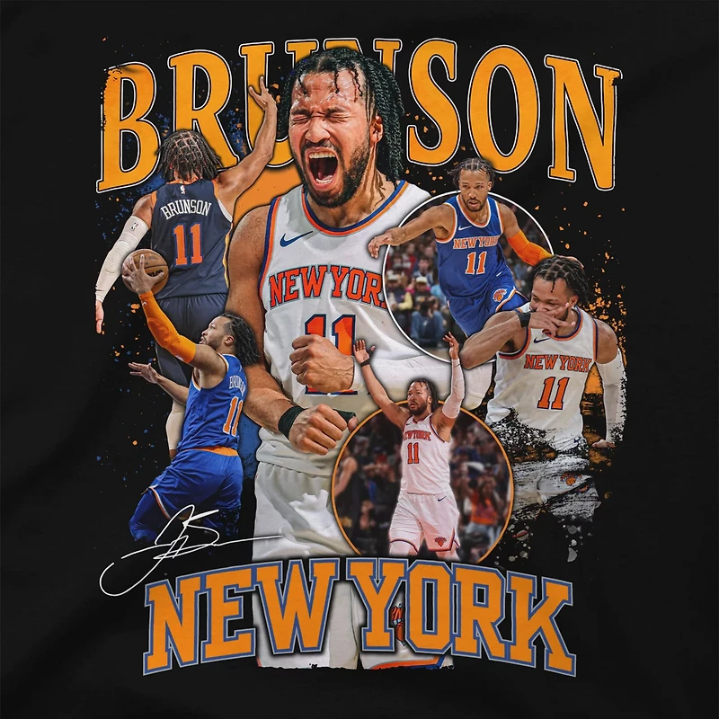 Unisex Stadium Essentials Jalen Brunson New York Knicks Player Crossroads T-Shirt