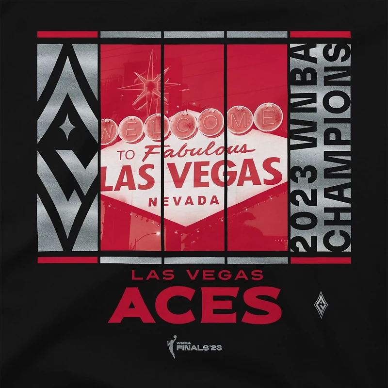 Unisex Stadium Essentials Las Vegas Aces 2023 WNBA Finals Champions Skyline Pullover Hoodie