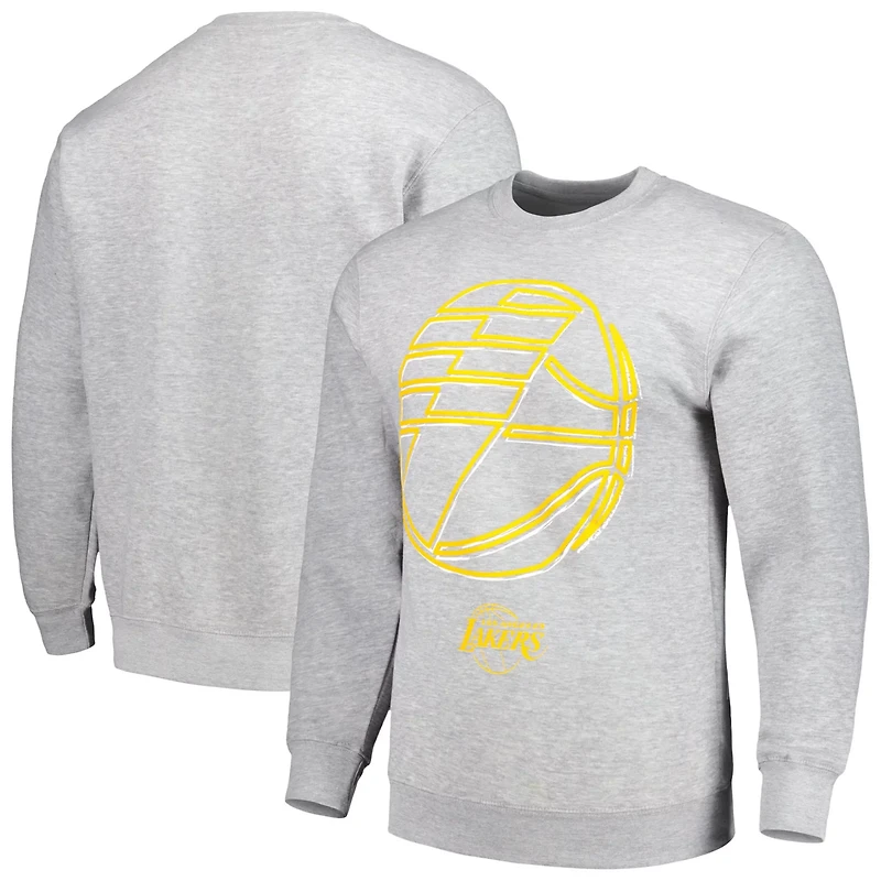 Unisex Stadium Essentials Los Angeles Lakers Element Logo Pop Pullover Sweatshirt