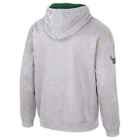 Unisex Stadium Essentials Milwaukee Bucks Monument Pullover Hoodie