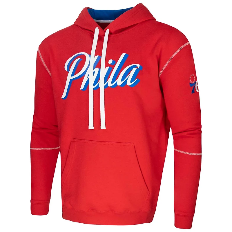 Unisex Stadium Essentials Philadelphia 76ers Monument Pullover Hoodie