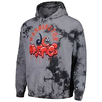 Unisex Stadium Essentials Washington Mystics Street Art Dark Crystal Tie-Dye Washed Pullover Hoodie