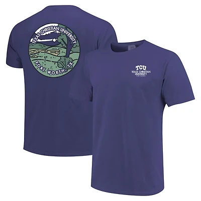 Unisex TCU Horned Frogs Scenic Comfort Colors T-Shirt