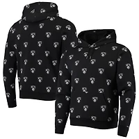 Unisex The Wild Collective Brooklyn Nets Allover Logo Pullover Hoodie