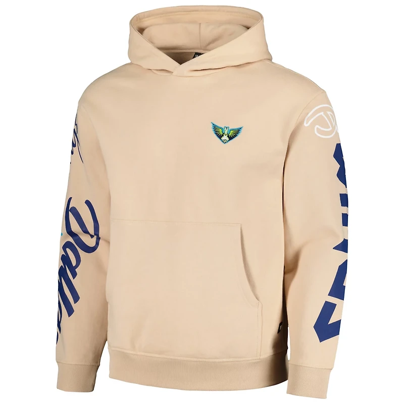 Unisex The Wild Collective Dallas Wings Graffiti Acid Wash Pullover Hoodie