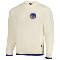Unisex The Wild Collective Golden State Warriors Jacquard Knit Pullover Sweater