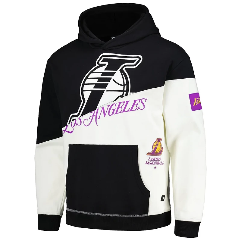 Unisex The Wild Collective Los Angeles Lakers Split Pullover Hoodie