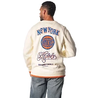 Unisex The Wild Collective New York Knicks Jacquard Knit Pullover Sweater
