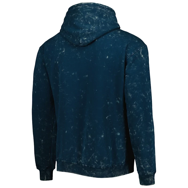 Unisex The Wild Collective New York Knicks Tonal Acid Wash Pullover Hoodie