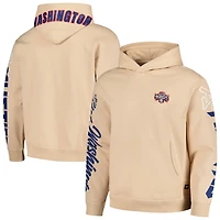 Unisex The Wild Collective Washington Mystics Graffiti Acid Wash Pullover Hoodie