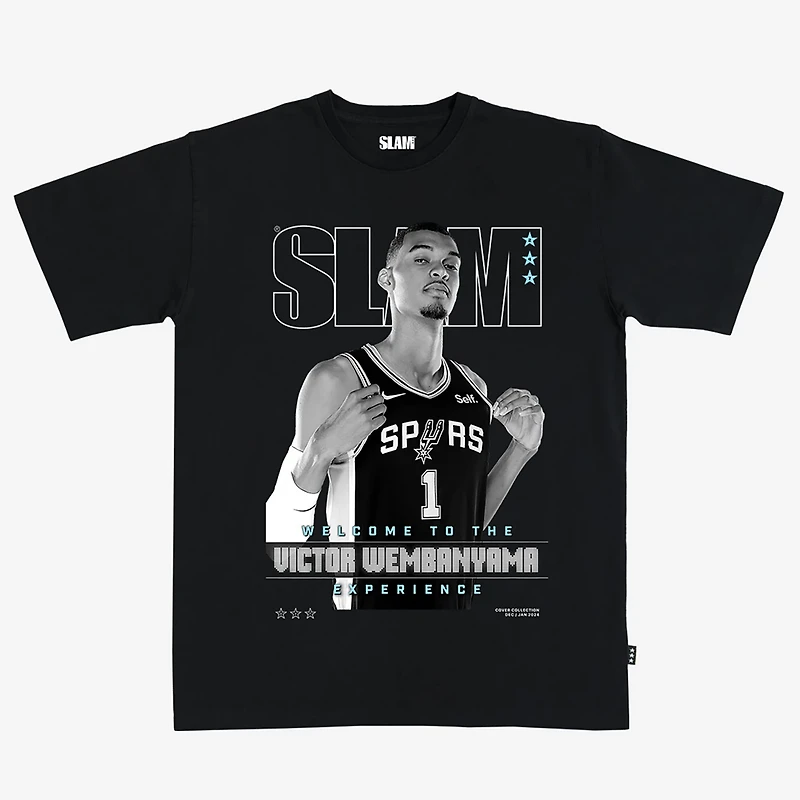 Unisex Victor Wembanyama San Antonio Spurs SLAM Cover T-Shirt
