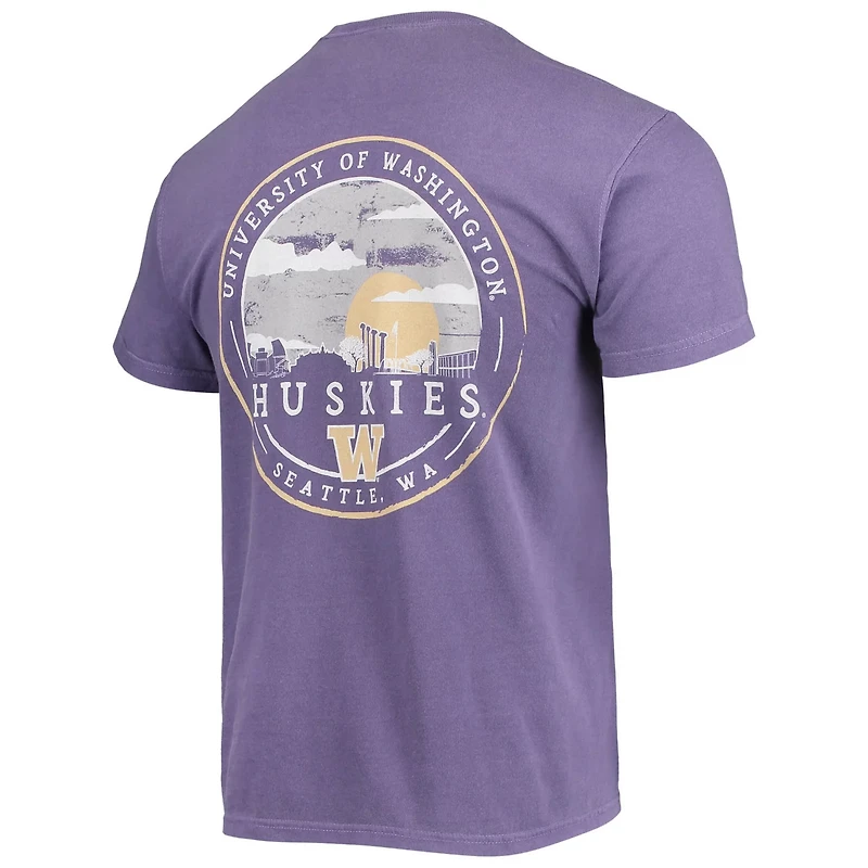 Washington Huskies Circle Campus Scene T-Shirt