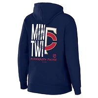 WEAR by Erin Andrews Minnesota Twins Sponge Fleece Full-Zip Hoodie