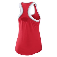 WEAR by Erin Andrews Ohio State Buckeyes Open Hole Razorback Tank Top