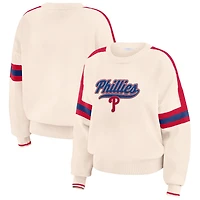 WEAR by Erin Andrews Philadelphia Phillies Stripe Pullover Sweater