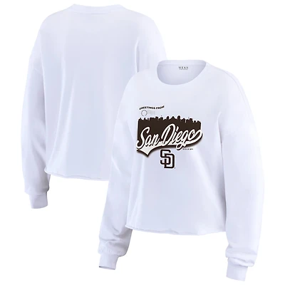 WEAR by Erin Andrews San Diego Padres Domestic Postcard Long Sleeve T-Shirt