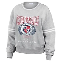 WEAR by Erin Andrews St Louis Cardinals Domestic Crest Pullover Sweatshirt