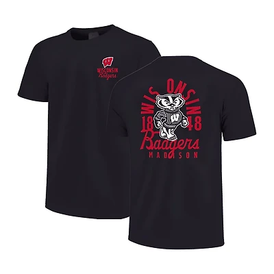 Wisconsin Badgers Comfort Colors Mascot Overlay T-Shirt