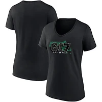 Wo Fanatics Boston Celtics Hometown Collection 617 V-Neck T-Shirt