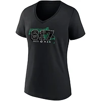 Wo Fanatics Boston Celtics Hometown Collection 617 V-Neck T-Shirt