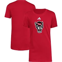 Youth adidas NC State Wolfpack 2023 Sideline Locker Room Logo Fresh T-Shirt