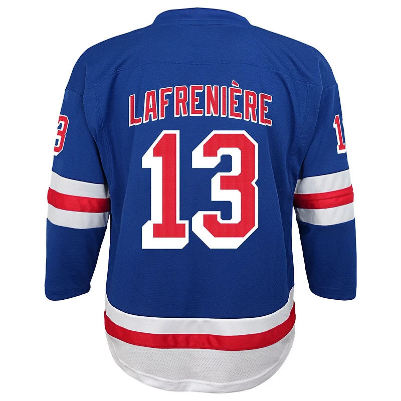 Youth Alexis Lafreniere New York Rangers Home Replica Player Jersey