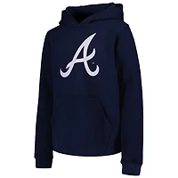 Youth Atlanta Braves Team Primary Logo Pullover Hoodie
