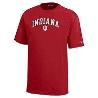 Youth Champion Indiana Hoosiers Arch Over Logo T-Shirt