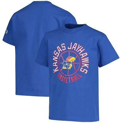 Youth Champion Kansas Jayhawks Basketball T-Shirt