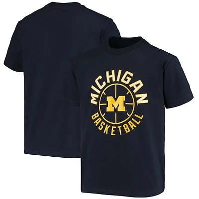 Youth Champion Michigan Wolverines Basketball T-Shirt