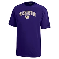 Youth Champion Washington Huskies Arch Over Logo T-Shirt