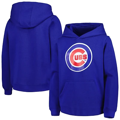 Youth Chicago Cubs Team Primary Logo Pullover Hoodie