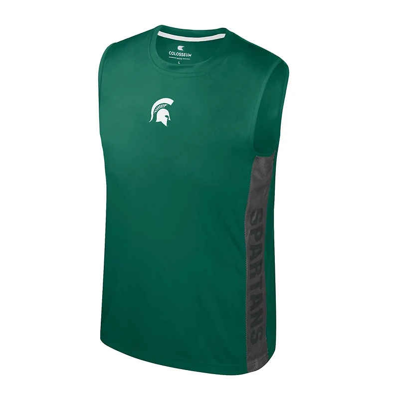 Youth Colosseum Michigan State Spartans Smak Talk Sleeveless T-Shirt