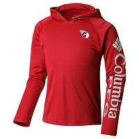 Youth Columbia Cleveland Guardians Terminal Tackle Long Sleeve Hoodie T-Shirt