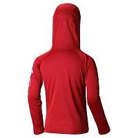 Youth Columbia Cleveland Guardians Terminal Tackle Long Sleeve Hoodie T-Shirt