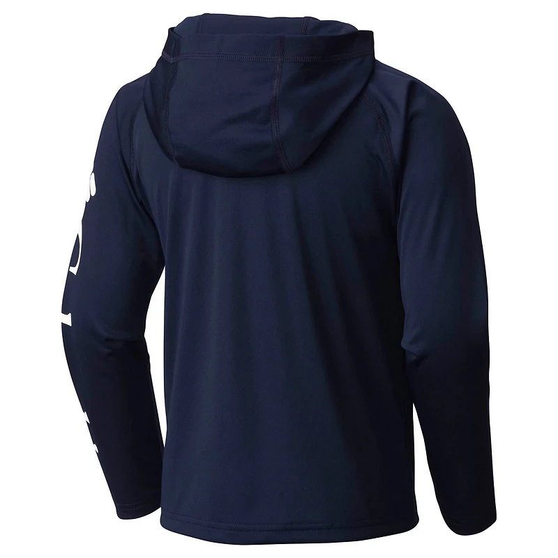 Youth Columbia Milwaukee Brewers Terminal Tackle Long Sleeve Hoodie T-Shirt