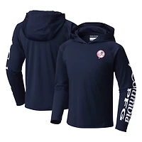 Youth Columbia New York Yankees Terminal Tackle Long Sleeve Hoodie T-Shirt