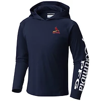 Youth Columbia St Louis Cardinals Terminal Tackle Long Sleeve Hoodie T-Shirt