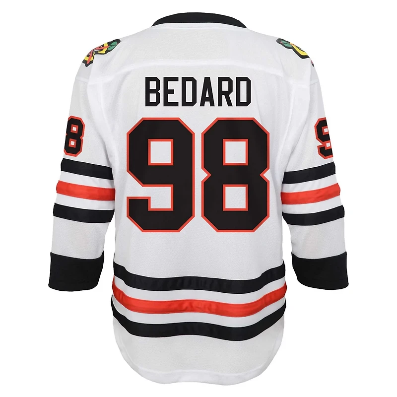 Youth Connor Bedard Chicago Blackhawks Away Replica Player Jersey