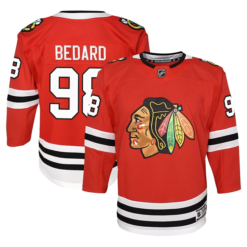 Youth Connor Bedard Chicago Blackhawks Home Premier Player Jersey