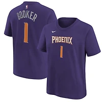 Youth Devin Booker Phoenix Suns Icon Name  Number T-Shirt