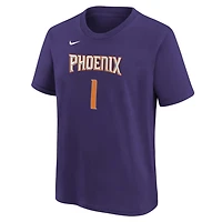 Youth Devin Booker Phoenix Suns Icon Name  Number T-Shirt